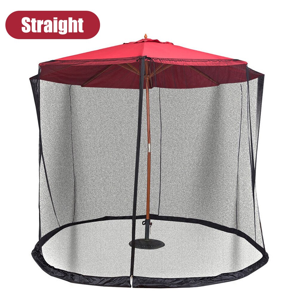 Cheap Goat Tents 300x230cm Cover Parasol Anti Mosquito Installation Straight Outdoor Umbrella Cover Mosquito Net Mesh Garden Deck Tents 
